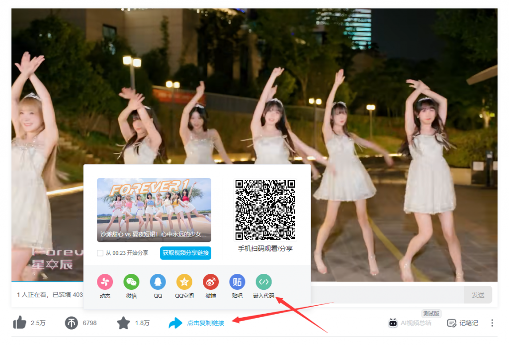 总裁主题嵌入第三方分享视频-逍遥资源网