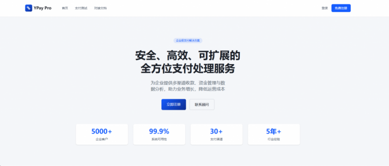YPay Pro首页主题 – 简约主题-逍遥资源网