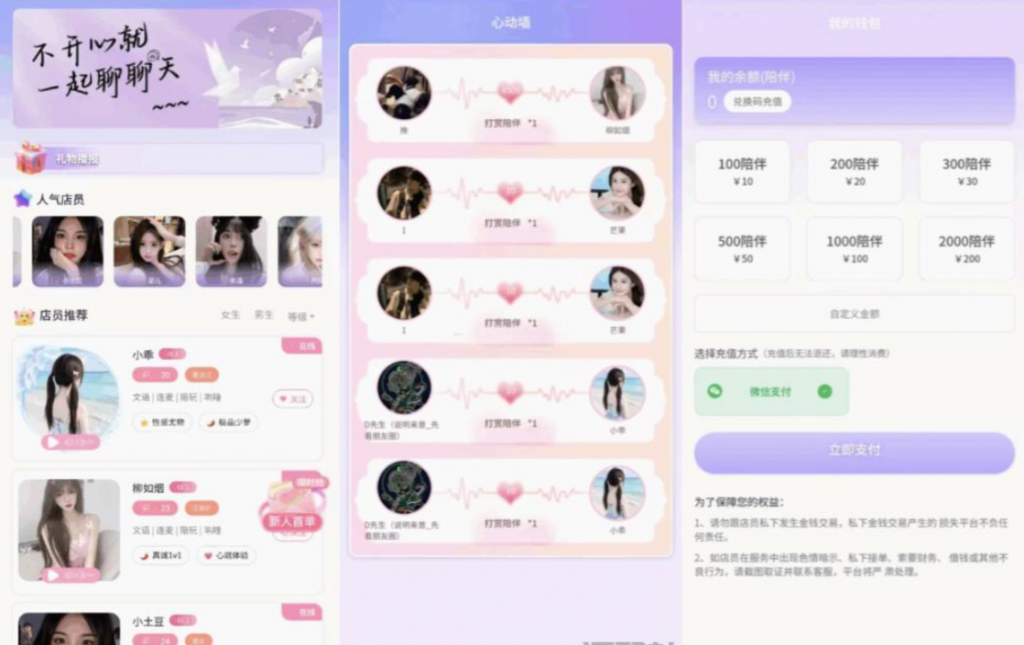 最新陪玩陪聊系统网站源码 娱乐交友系统公众号版-逍遥资源网