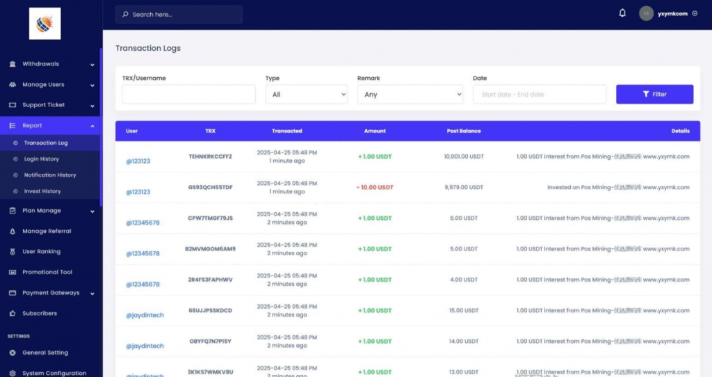 图片[4]-英文投资理财源码挖矿源码投资理财系统源码-逍遥资源网