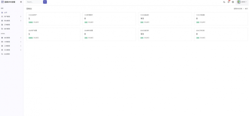 迅风二级域名分发系统源码最新开心版-逍遥资源网