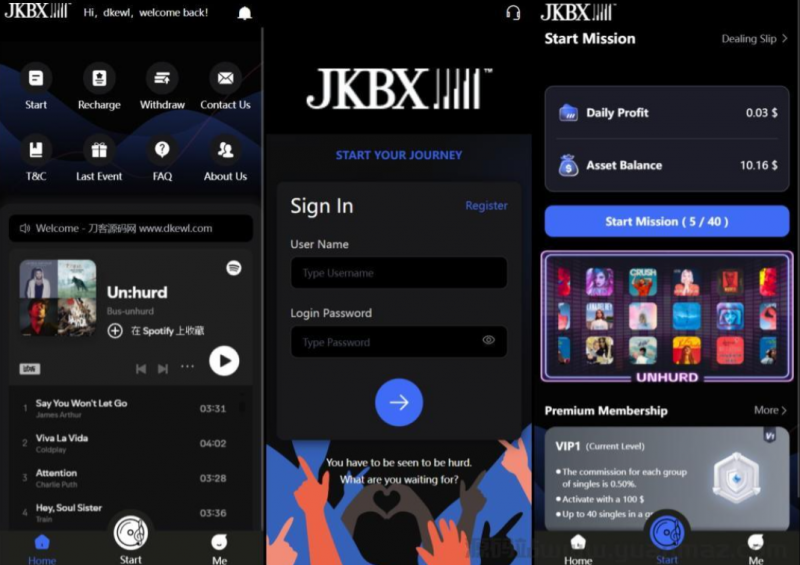JKBX海外音乐抢单系统源码 Thinkphp框架 附教程-逍遥资源网