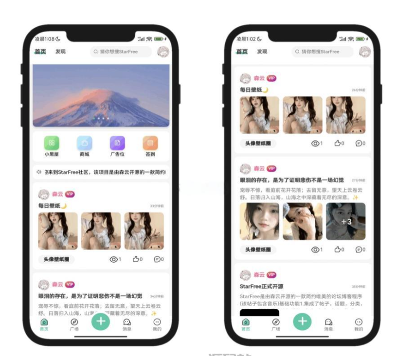 图片[3]-最新唯美社区StarFree源码-逍遥资源网